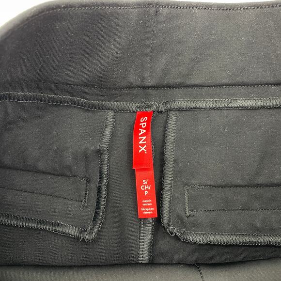 SPANX Perfect Slim Straight Pant Size S Black High Waist Ankle Length #20254R - Picture 3 of 10
